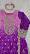 Meher Violet Embroidered Suit