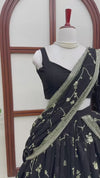 Black Pearl Elegance Lehenga